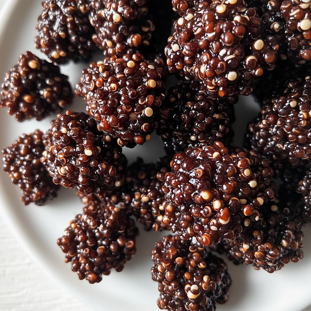 3-Ingredient Dark Chocolate Quinoa Crisps