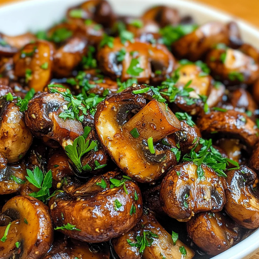 Balsamic Roasted Mushrooms