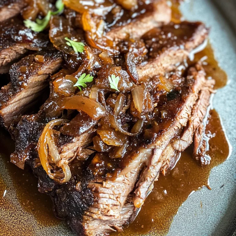 Caramelized Pulled Beef Brisket