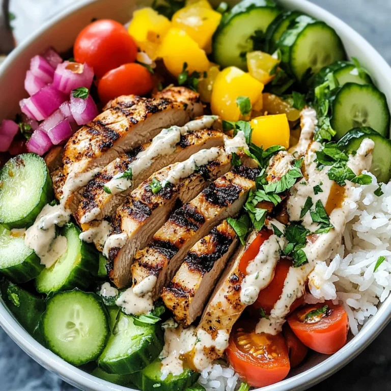 Chicken Shawarma Bowl Recipe