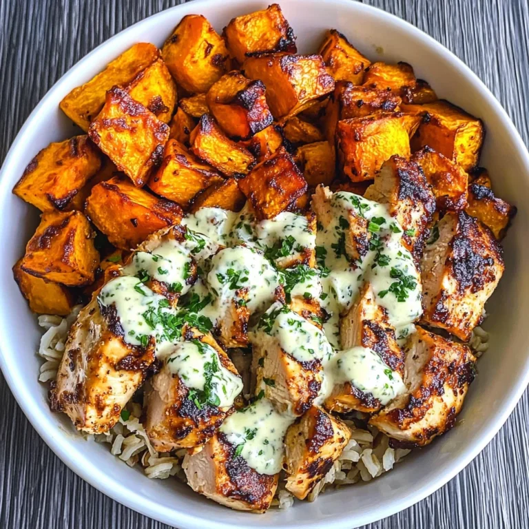 Chicken Sweet Potato Bowl: Your Easy High-Protein Meal!