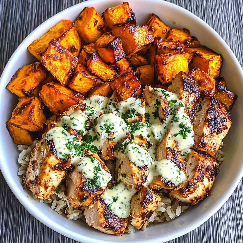 Chicken Sweet Potato Bowl: Your Easy High-Protein Meal!