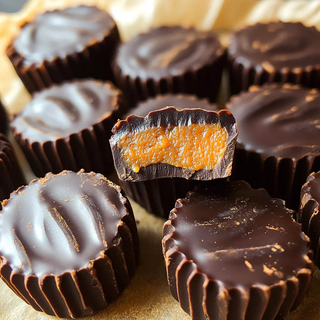 Chocolate Pumpkin Butter Cups
