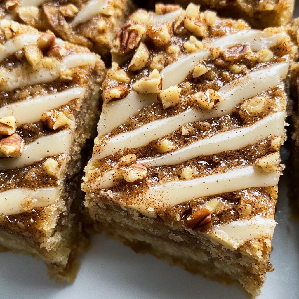 Cinnamon Roll Bliss Bars