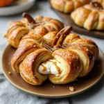 Crescent Pumpkins with Cream Cheese and Pumpkin Pie Filling