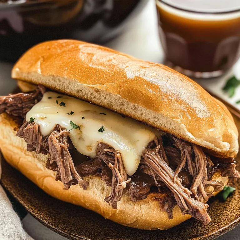 Crock Pot French Dip Sandwiches