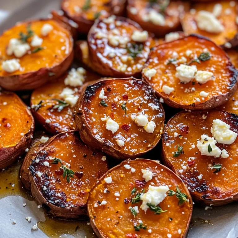 Delicious Honey Feta Sweet Potato Rounds Recipe for Any Meal