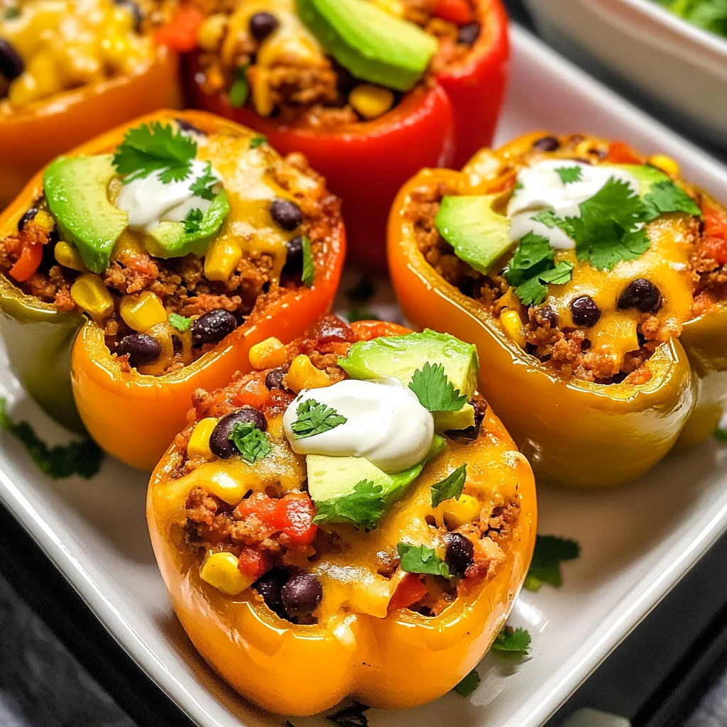 Easy Taco Stuffed Peppers