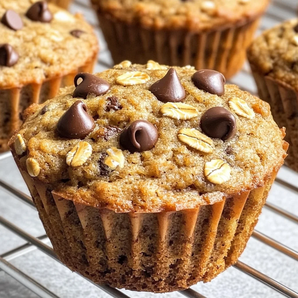 Fearless 3-Day Oatmeal Chocolate Chip Breakfast Muffins