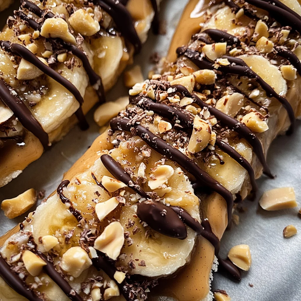 Frozen Banana Snickers