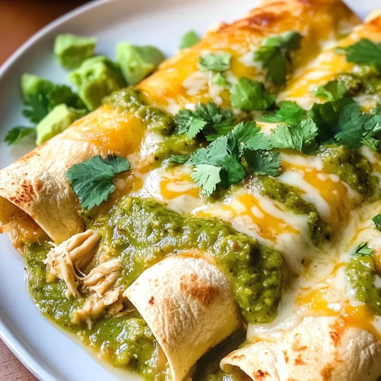 Green Enchiladas with Chicken {Enchiladas Verdes}