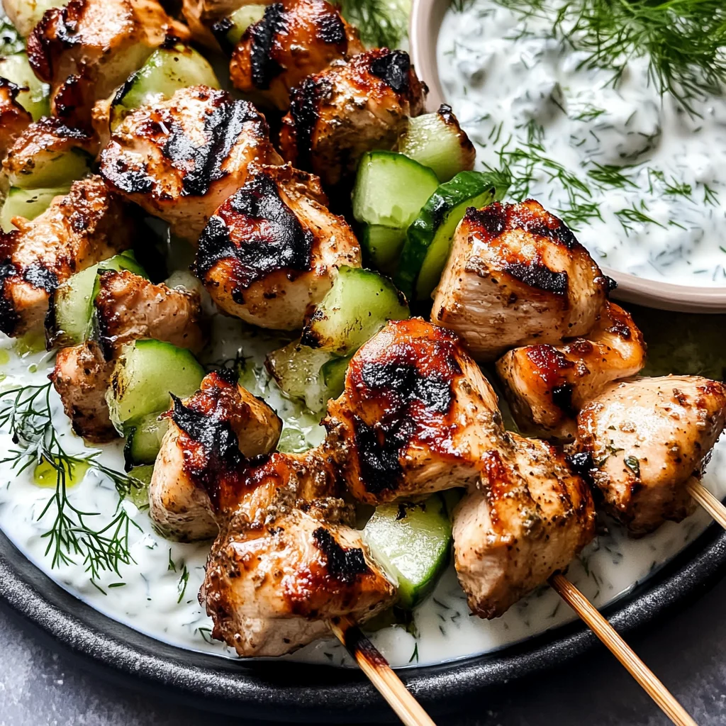 Grilled Chicken with Yogurt Sauce