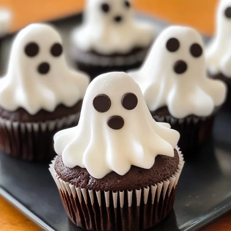 Marshmallow Ghost Cupcakes