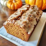 Pumpkin Bread with Maple Glaze