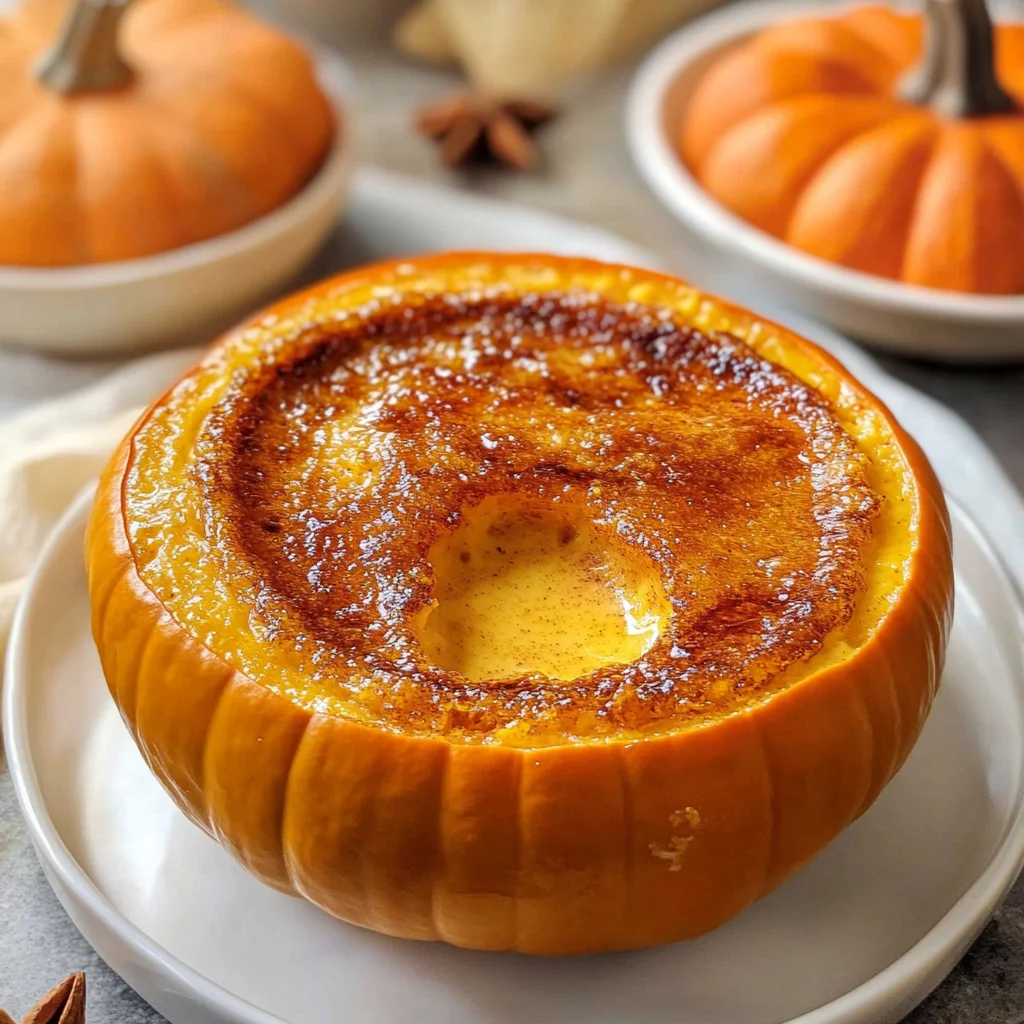 Pumpkin Spice Crème Brûlée