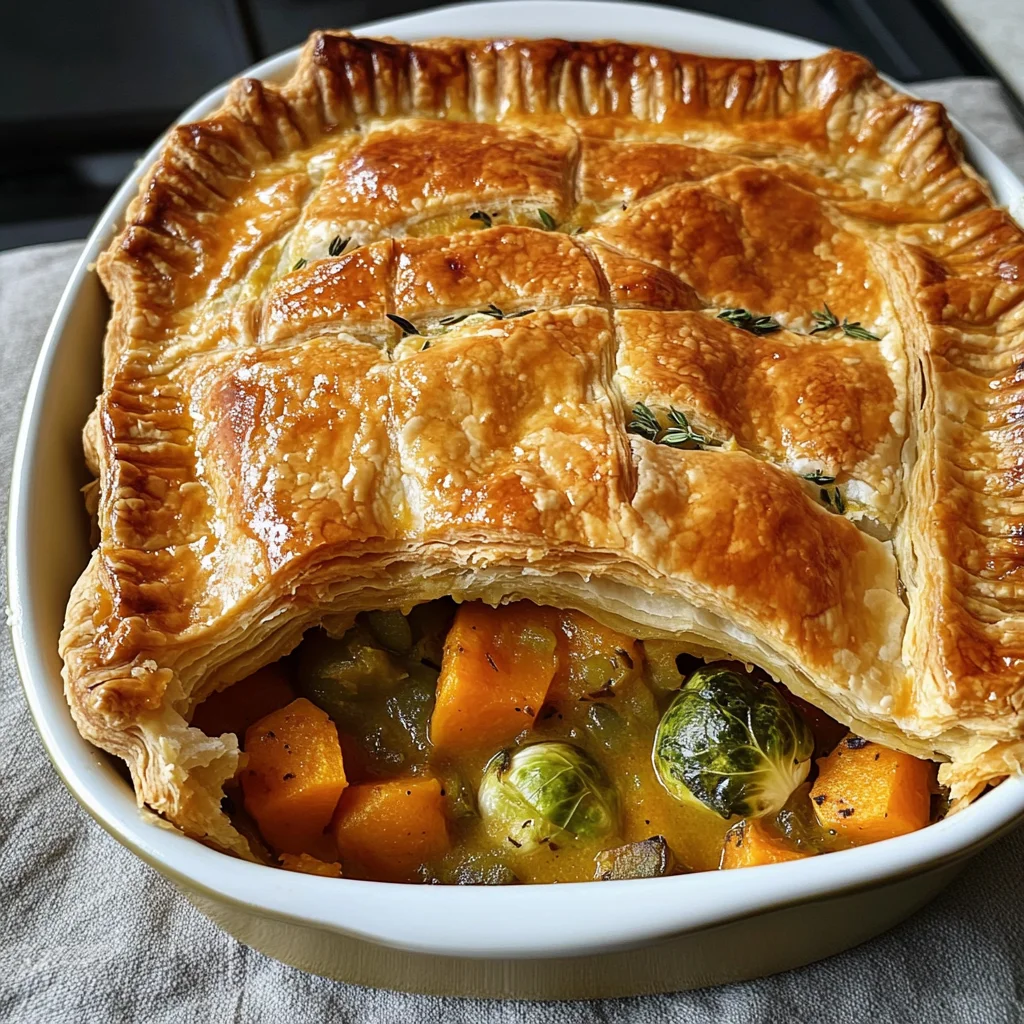 Roasted Autumn Vegetable Pot Pies