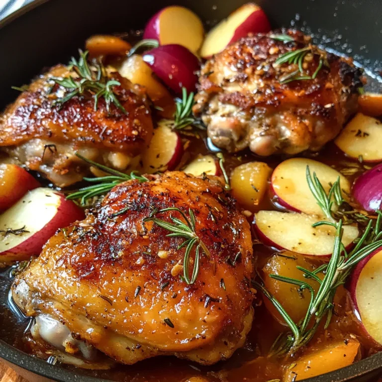 Rosemary Apple Cider Chicken Recipe