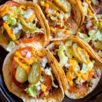 Smashed Cheeseburger Tacos