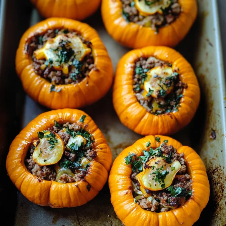 Stuffed Mini Pumpkins Recipe