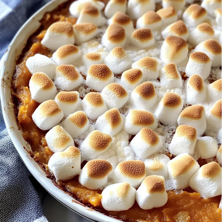 Sweet Potato Casserole with Marshmallows