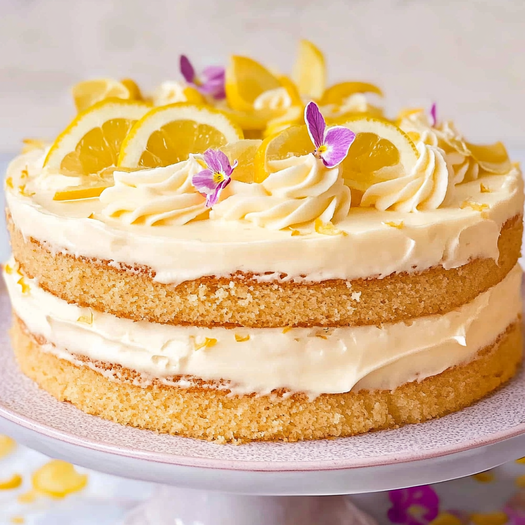 Italian Lemon Cream Cake: A Delightfully Tangy Recipe!