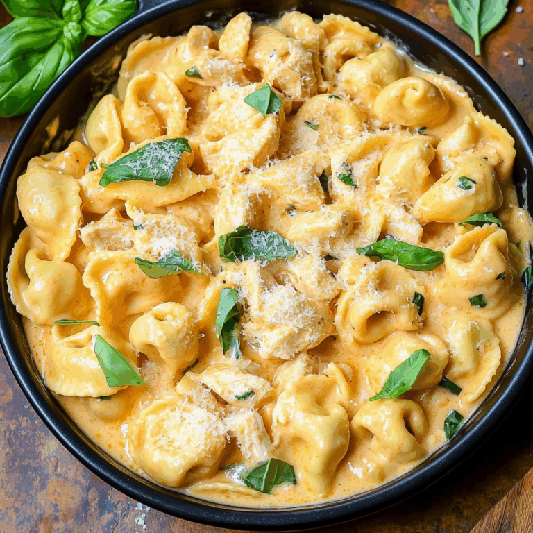 Crockpot Chicken Alfredo Tortellini: A Creamy Delight You’ll Love!