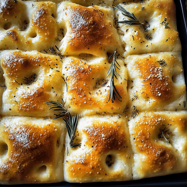 Easy Focaccia Bread Recipe